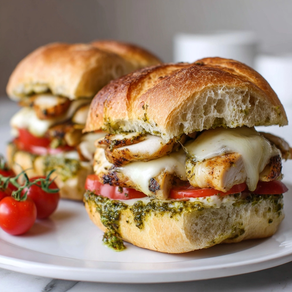 Chicken Pesto Sandwiches Recipe