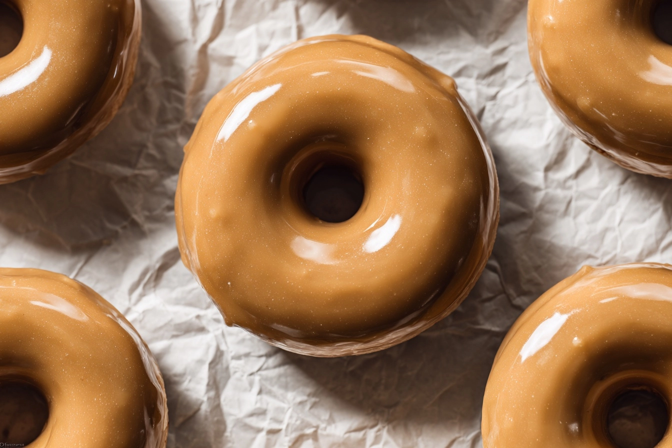 Glazed Baked Banana Donuts Recipe