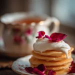 Fluffy Rose Petal Pancakes Recipe