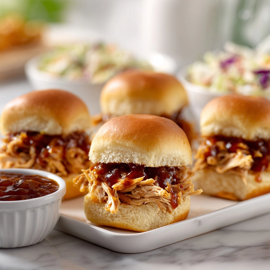 Easy BBQ Chicken Sliders Recipe