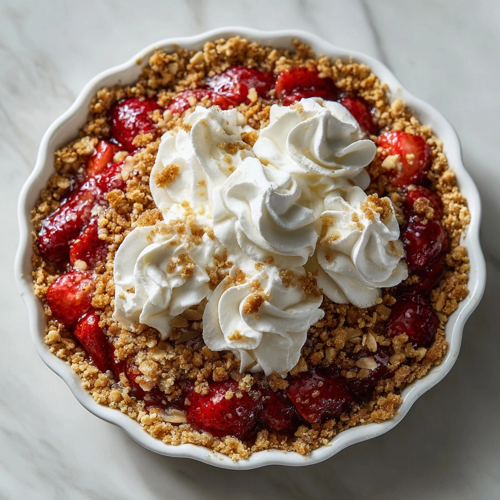 Strawberry–Almond Crumble Pie Recipe