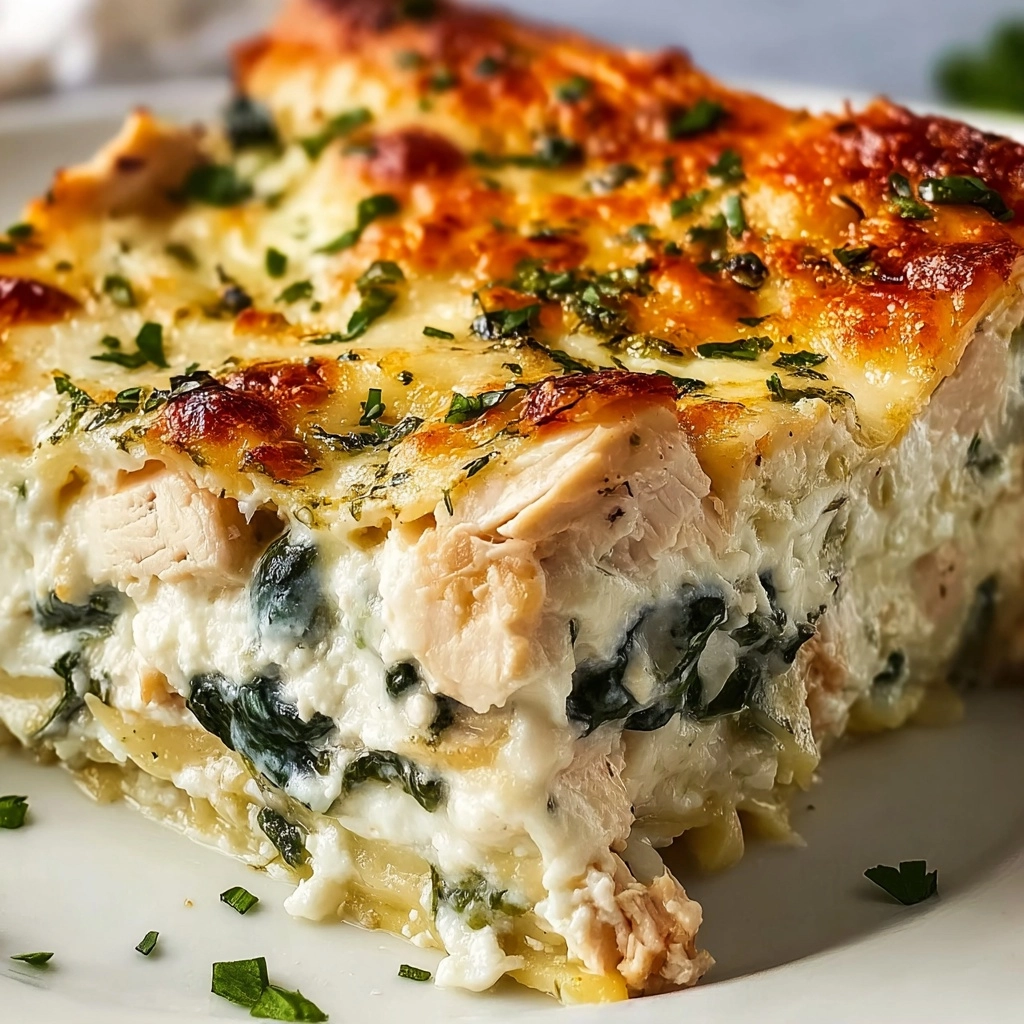 Chicken and Spinach Casserole with Cream Cheese Recipe