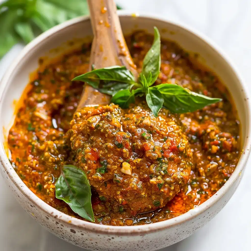 Sicilian Tomato Pesto (Pesto alla Trapanese) Recipe