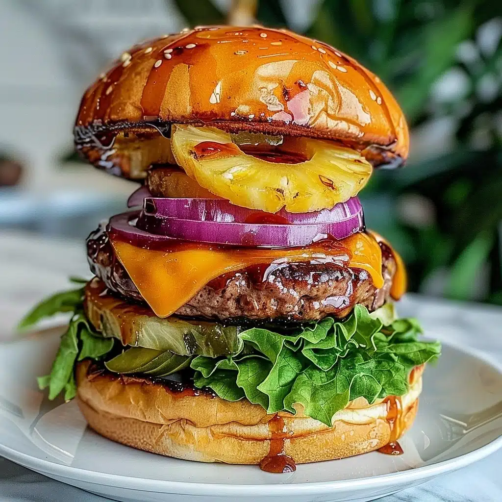 Hawaiian Teriyaki Burgers Recipe 4 Hawaiian Teriyaki Burgers Recipe - Recipe Image