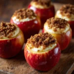 Cheesecake Stuffed Baked Apples Recipe