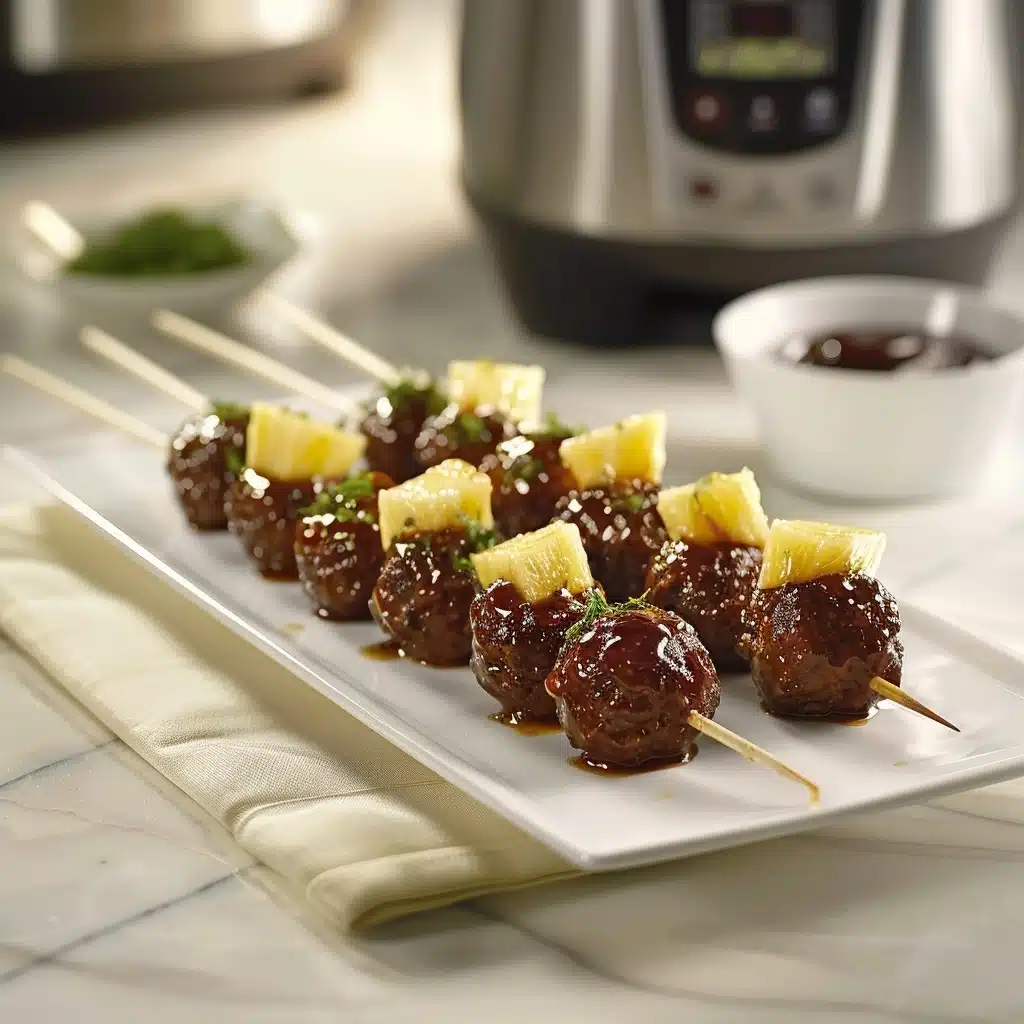 Crock Pot Hawaiian Meatballs Recipe