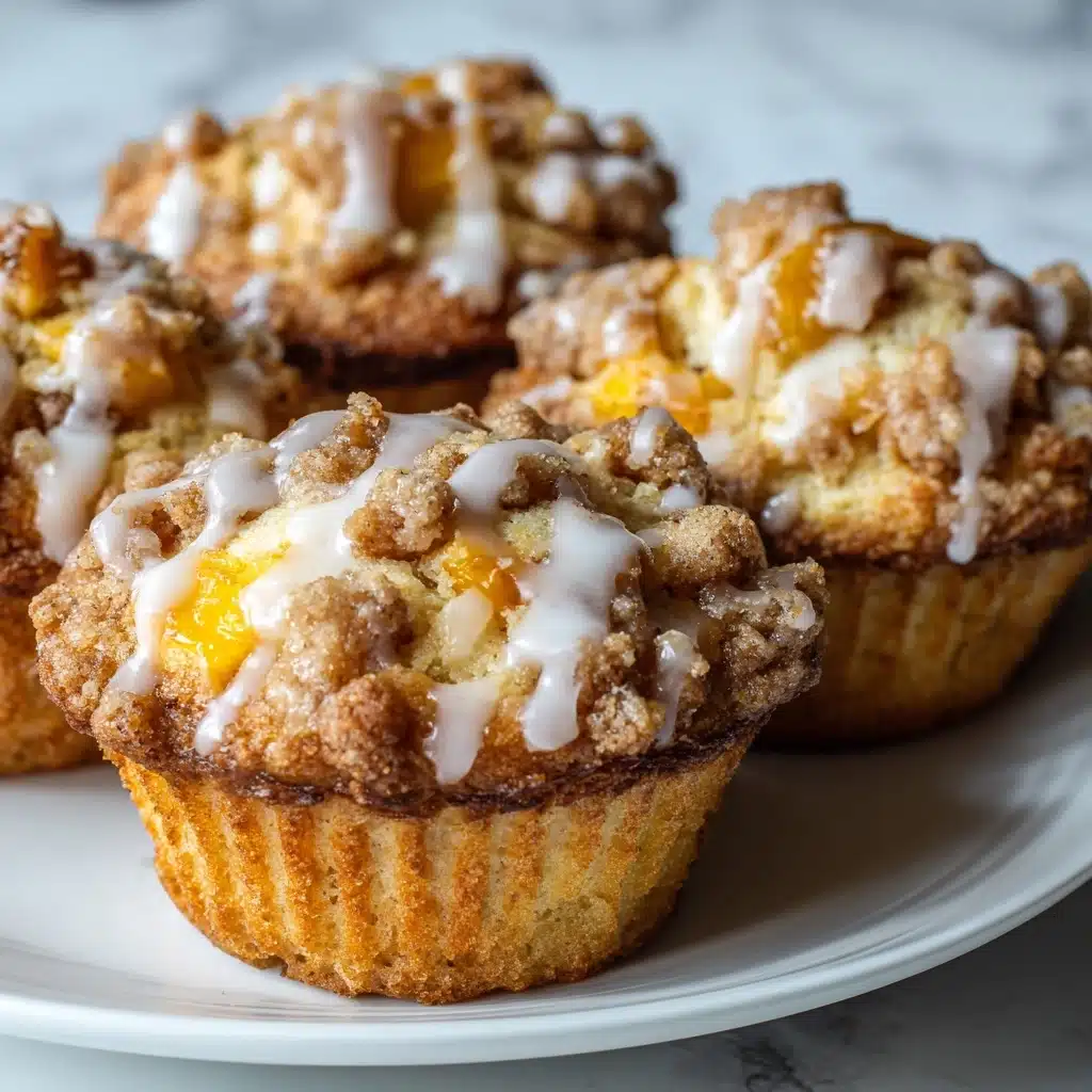 Peach Crumb Muffins Recipe