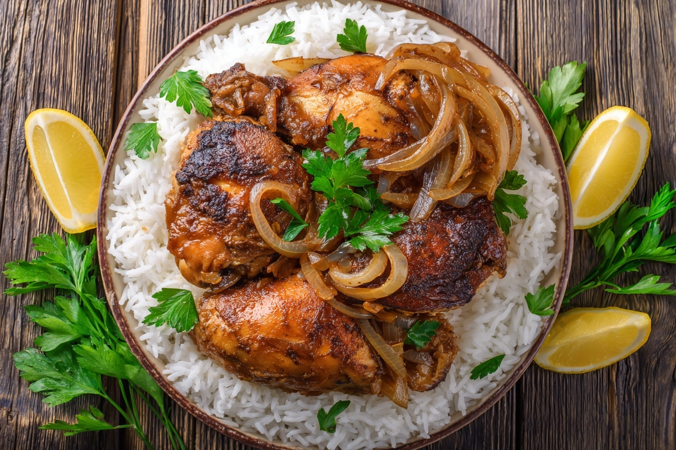 Poulet Yassa – Senegalese Chicken with Onion-Lemon Sauce Recipe