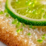 Zesty Lime Curd Cookies with a Sugary Crinkle Base Recipe