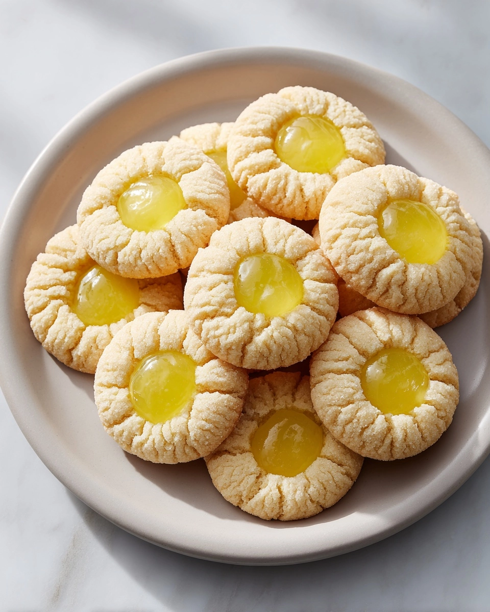 Zesty Lime Curd Cookies with a Sugary Crinkle Base Recipe 4 Zesty Lime Curd Cookies with a Sugary Crinkle Base Recipe - Recipe Image