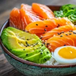 Sashimi Rice Bowl with Avocado & Kimchi Recipe
