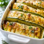 Garlic Parmesan Roasted Zucchini Recipe