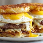 Egg McMuffins with Sausage, Bacon & Hash Browns Recipe
