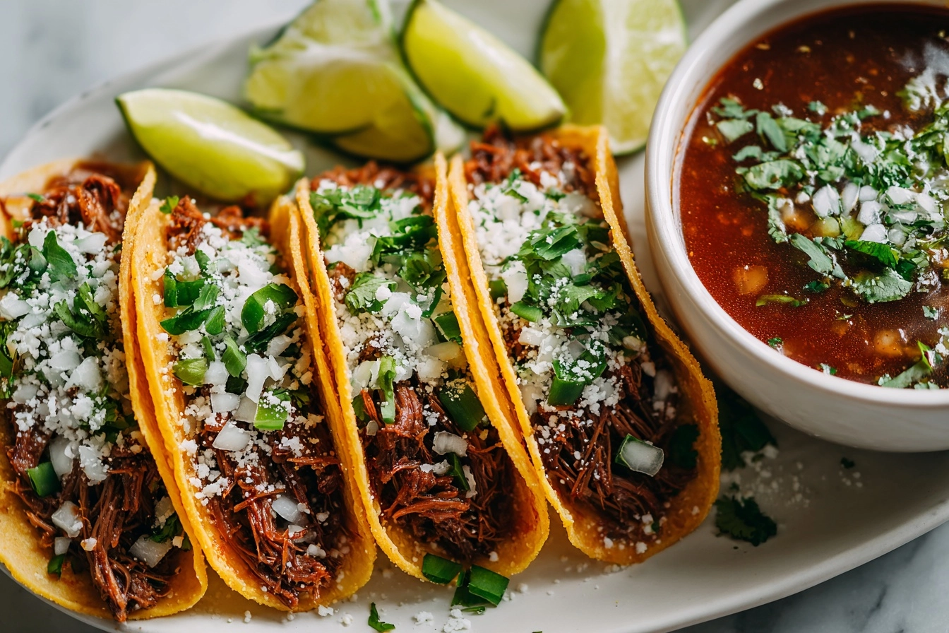 Birria Tacos with Consomé Recipe 4 Birria Tacos with Consomé Recipe - Recipe Image