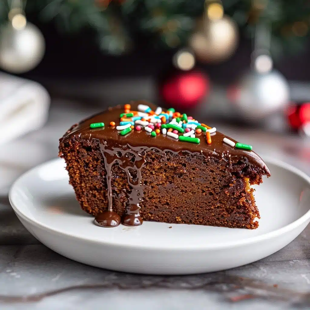 Brazilian Chocolate Spice Bundt Cake with Festive Glaze Recipe