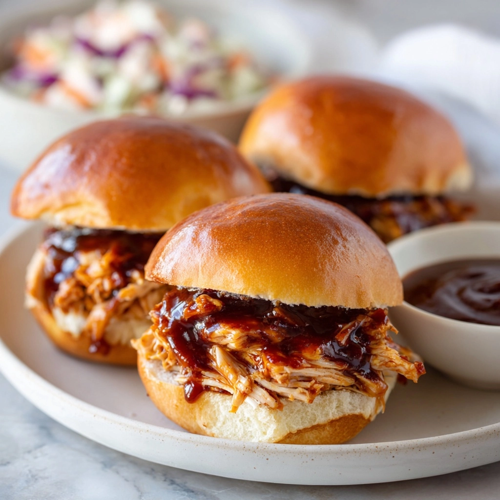 Easy BBQ Chicken Sliders Recipe - Recipe Image