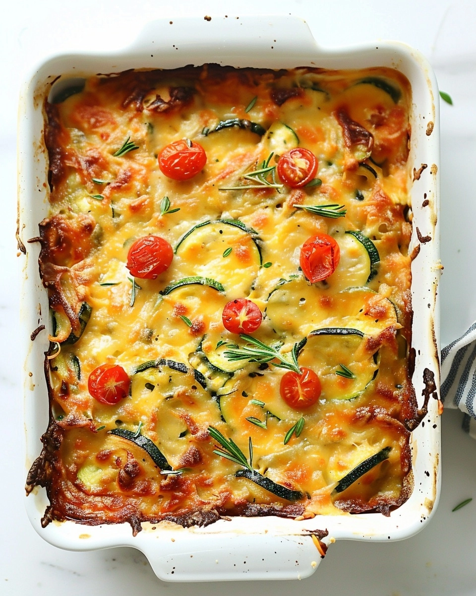 Baked Zucchini and Cheese Recipe