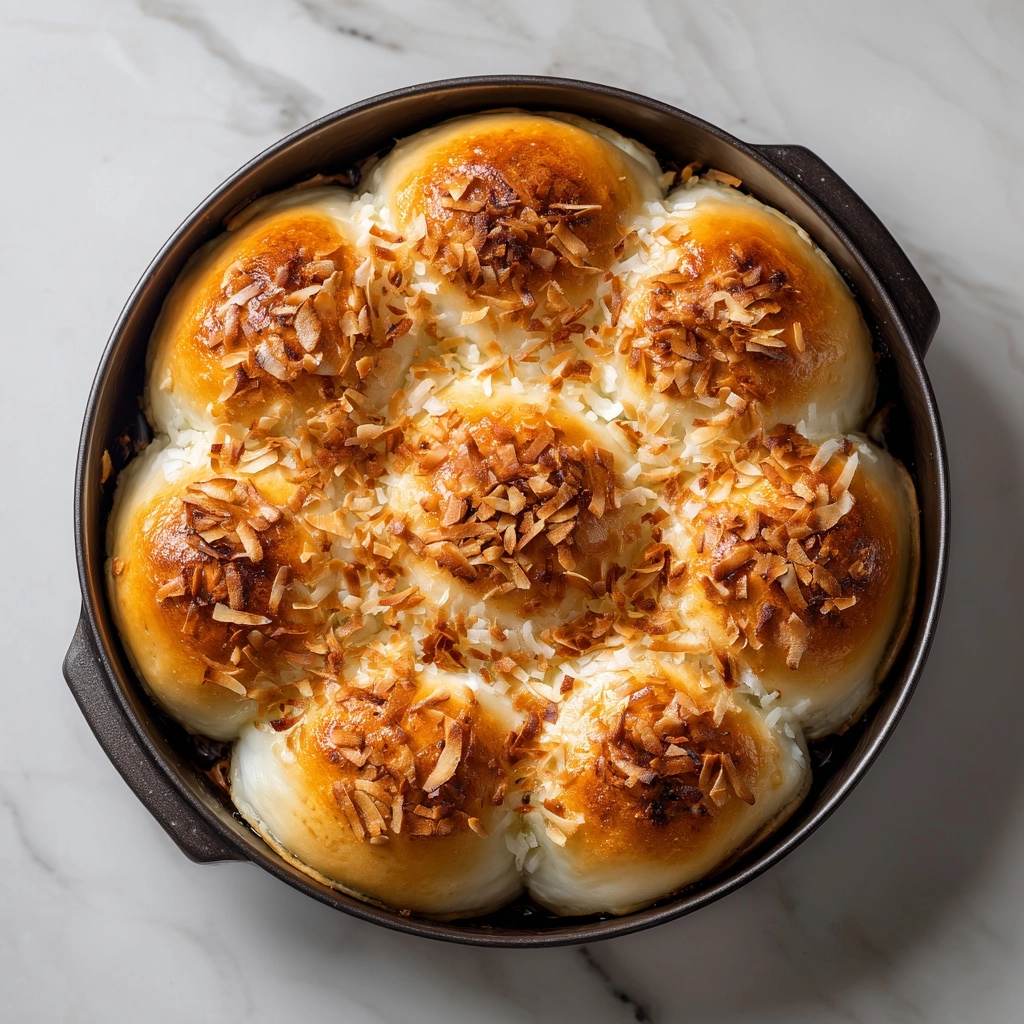 Coconut Pandan Rolls Recipe - Recipe Image