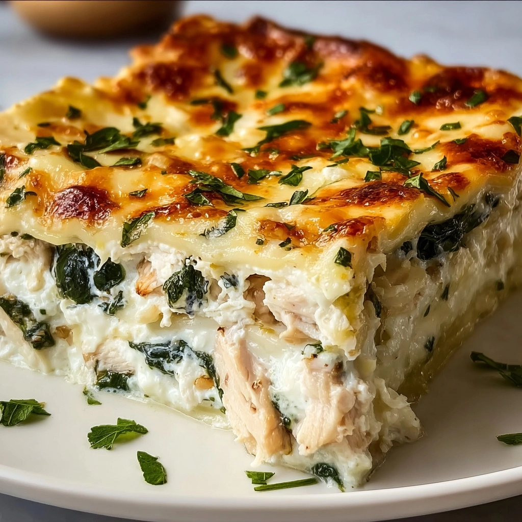 Chicken and Spinach Casserole with Cream Cheese Recipe 4 Chicken and Spinach Casserole with Cream Cheese Recipe - Recipe Image