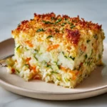 Zucchini Rice Stuffing Casserole Recipe