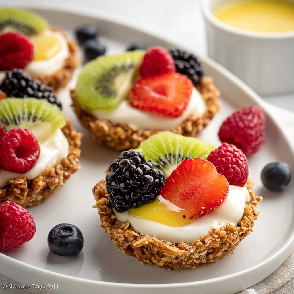 Breakfast Fruit Tarts with Granola Crust {GF, VEG} Recipe