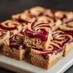 Peanut Butter & Jelly Cookie Bars Recipe