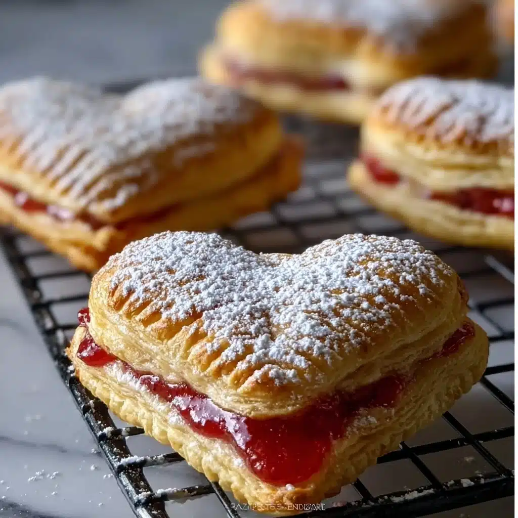 Heart-Shaped Strawberry Hand Pies Recipe