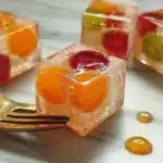 Peach Sago Jelly Cake Recipe