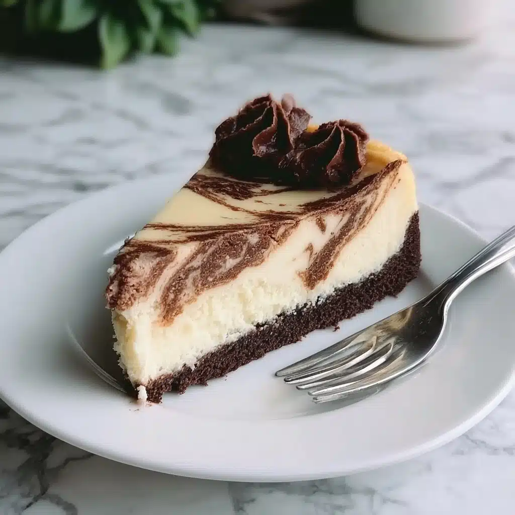 Chocolate Crust Baked Cheesecake Recipe