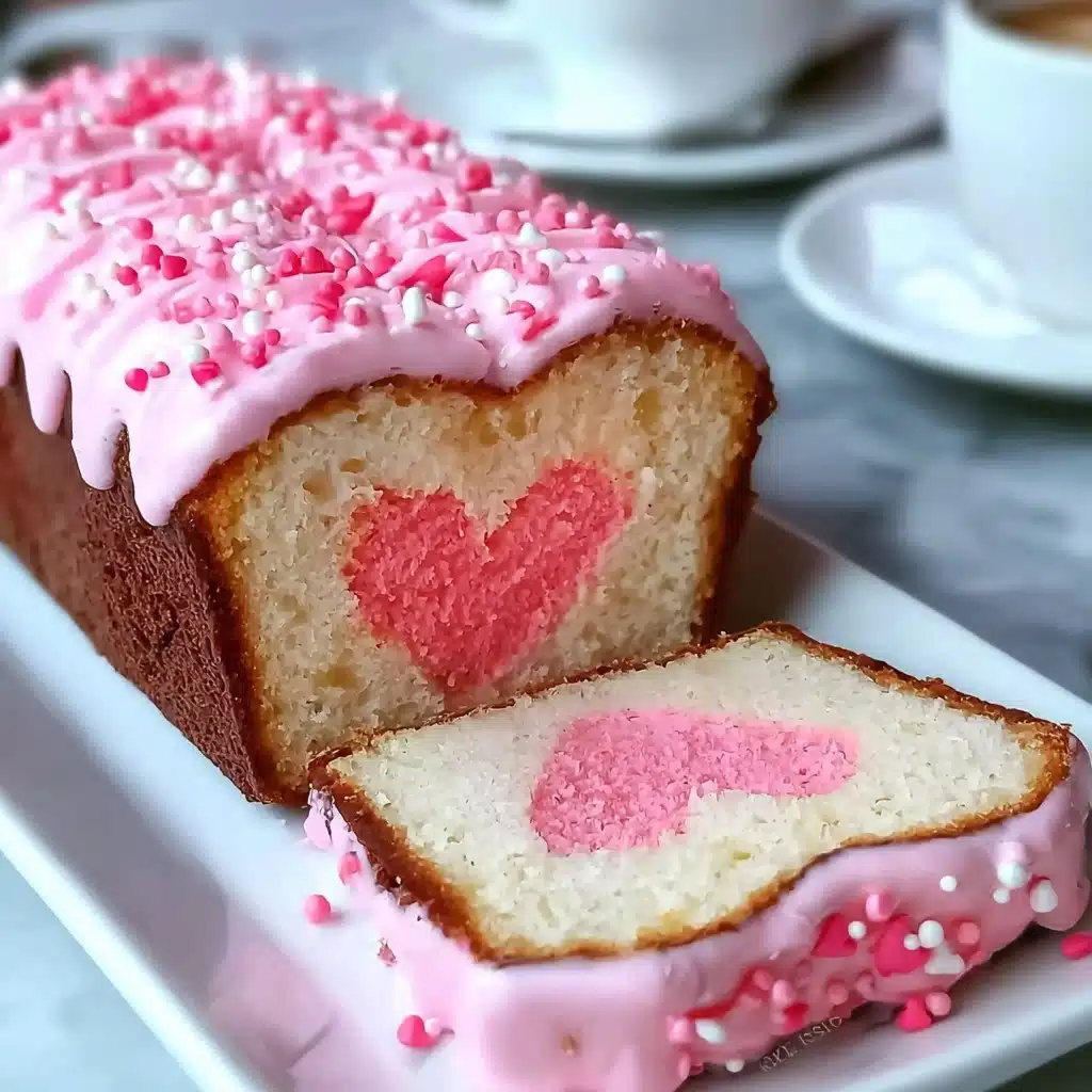 Chocolate Covered Strawberry Heart Cake Recipe - Recipe Image