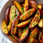 Crispy Parmesan Roasted Fingerling Potatoes Recipe