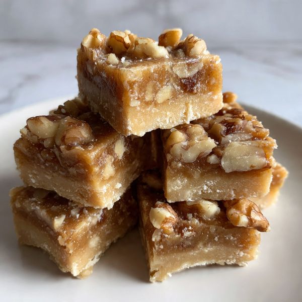 Tahini Fudge with Maple Walnut and Sea Salt Recipe