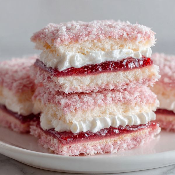 Old-Fashioned Pink Jelly Cakes Recipe