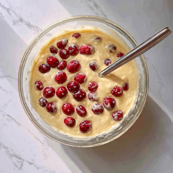 Eggnog Cranberry Bread Recipe