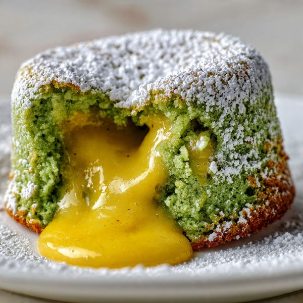 Coconut Pandan Lava Cake: A Tropical Treat with a Melting Heart Recipe 4 Coconut Pandan Lava Cake: A Tropical Treat with a Melting Heart Recipe - Recipe Image
