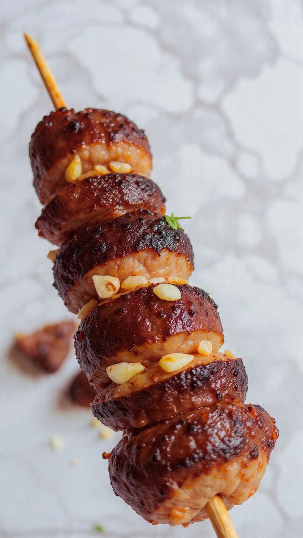 Viral Beef Tortilla Skewers Recipe - Recipe Image