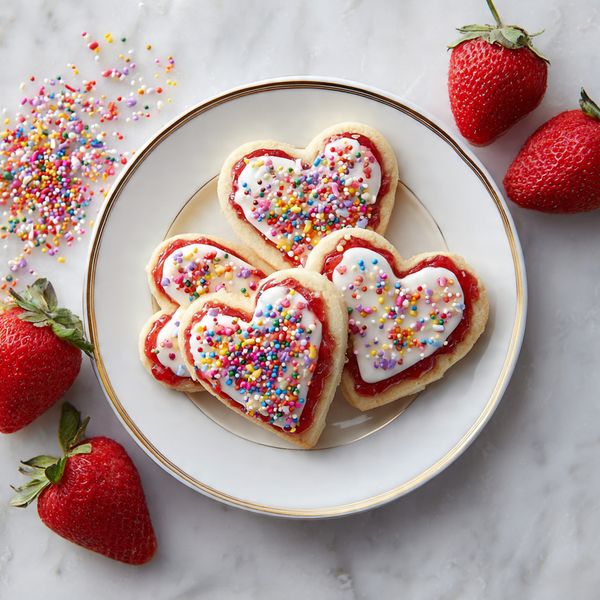 Strawberry Pop Tart Sugar Cookies Recipe - Recipe Image