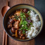Cantonese Chestnut, Chicken, and Shiitake Stew Recipe