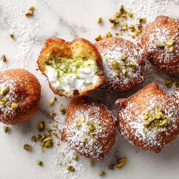 Easy Pistachio Beignets Recipe - Recipe Image