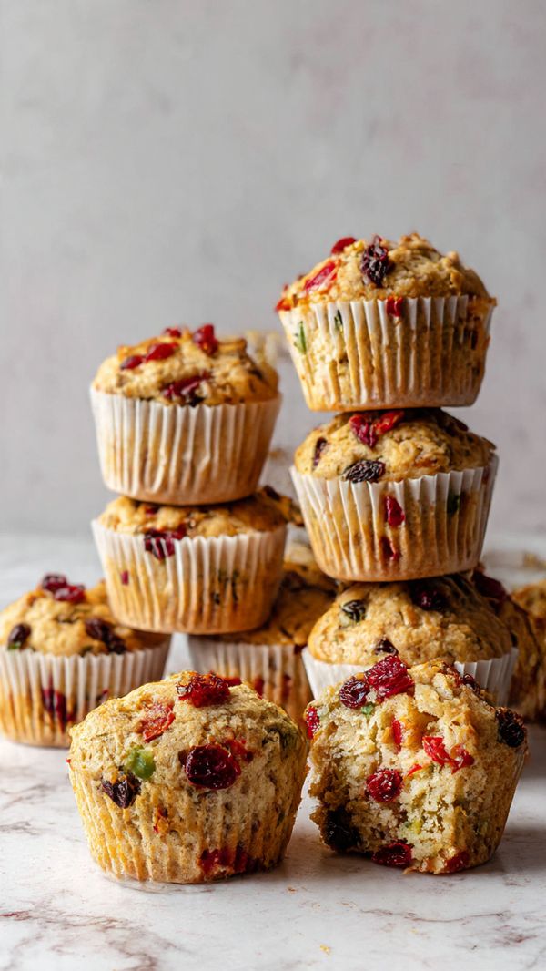 Fruitcake Cupcakes Recipe