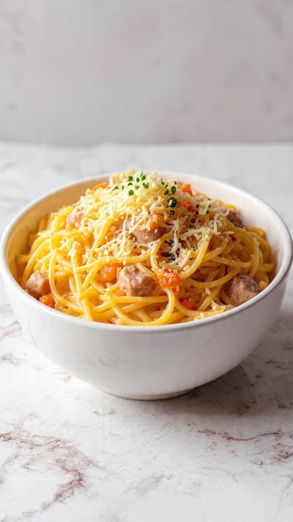 Fettuccine with White Ragu Pasta Sauce Recipe