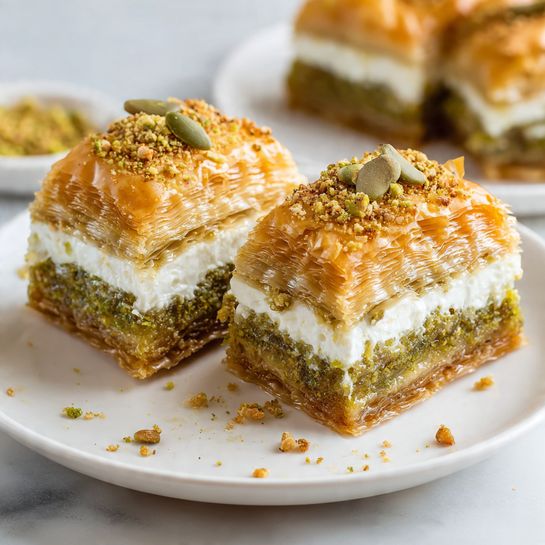Irresistibly Indulgent Baklava Cream Sandwich Cookies Recipe - Recipe Image