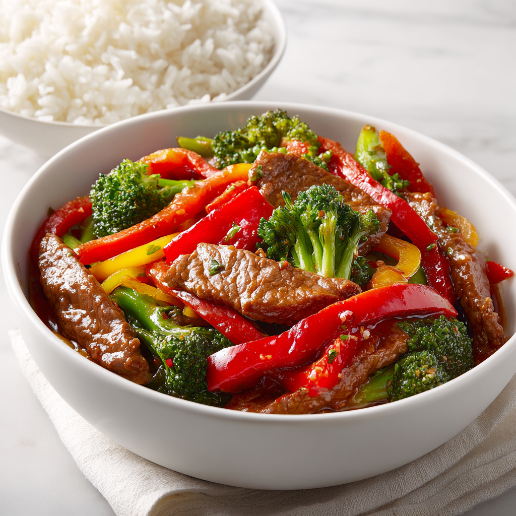 Beef & Vegetable Stir Fry Recipe
