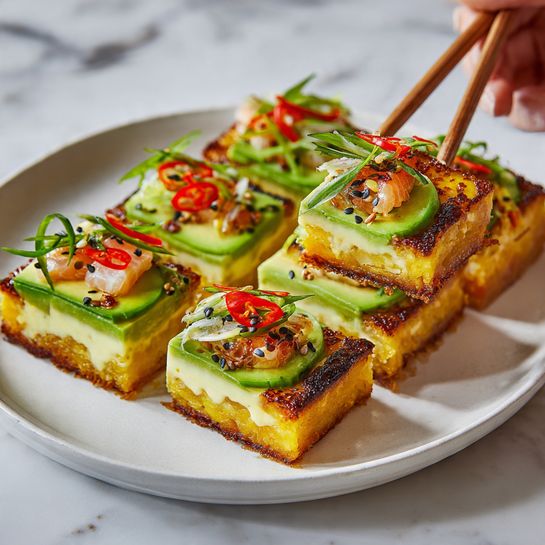 Savory Crispy Salmon Rice Bites Recipe - Recipe Image