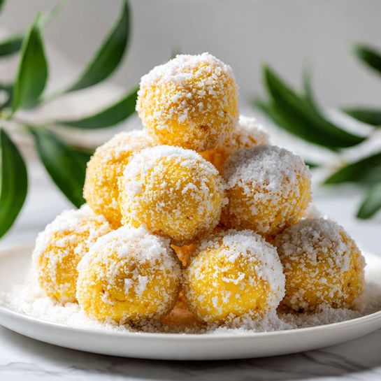 Pineapple Christmas Balls Recipe - Recipe Image