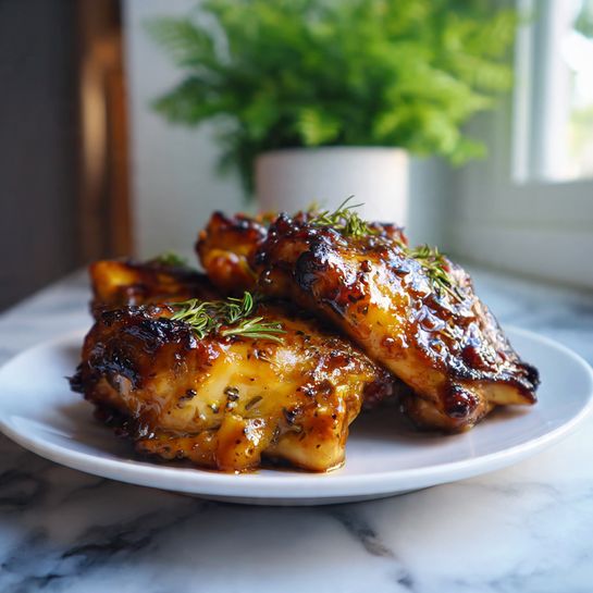 Peach Whiskey Chicken Recipe