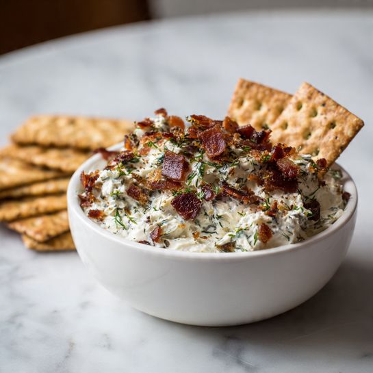 Hot Smoked Gouda Bacon Dip Recipe - Recipe Image