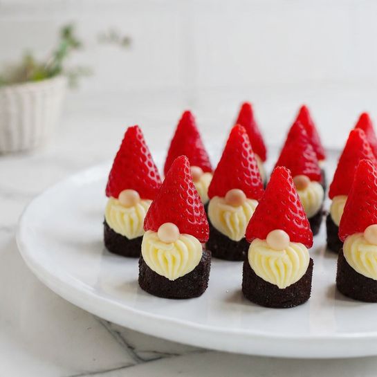No-Bake Brownie Bite Gnomes (Cute Holiday Treats) Recipe
