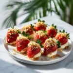 Deviled Strawberries with Cheesecake Filling Recipe