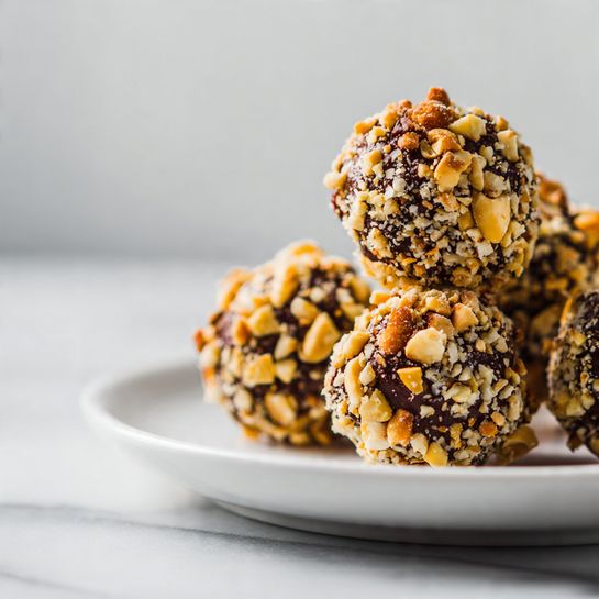 Healthy Chocolate Chickpea Truffles (No-Bake Vegan Treat) Recipe - Recipe Image